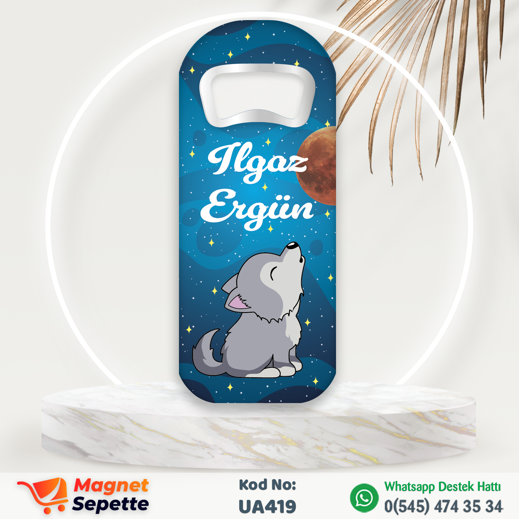 Şirin Kurt Temalı Uzun Magnet Açacak